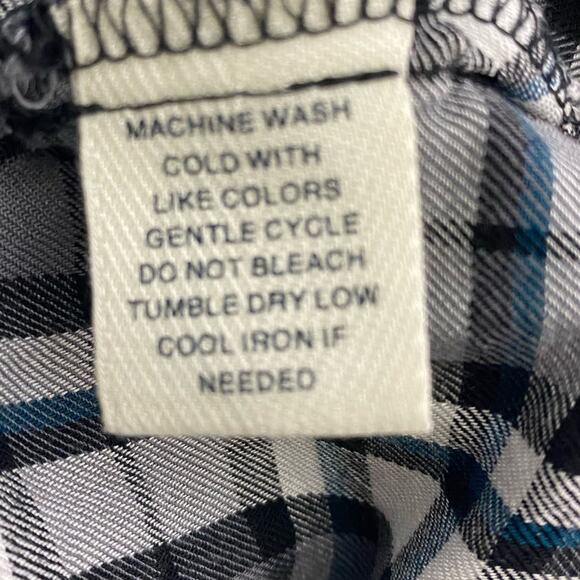 Westbound Women's Plaid Tunic Length Top with Accentuated Waist Size Medium - Picture 6 of 6